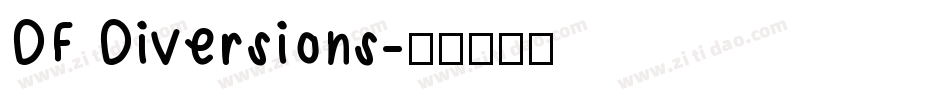 DF Diversions字体转换